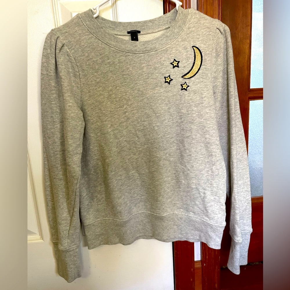 J. Crew Puff Sleeve Crew Neck